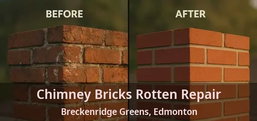 Chimney Bricks Rotten Repair Breckenridge Greens, Edmonton - AB