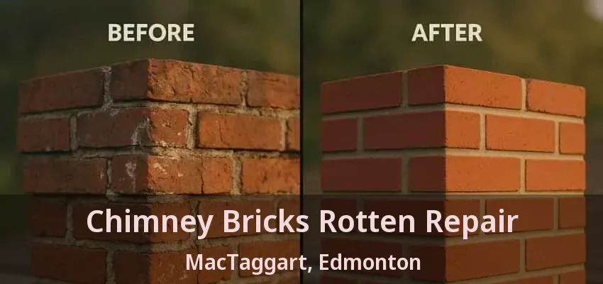 Chimney Bricks Rotten Repair MacTaggart, Edmonton - AB