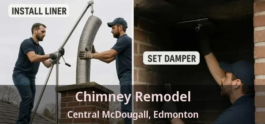 Chimney Remodel Central McDougall, Edmonton - AB