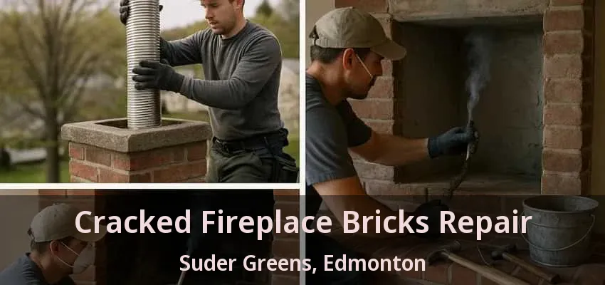 Cracked Fireplace Bricks Repair Suder Greens, Edmonton - AB
