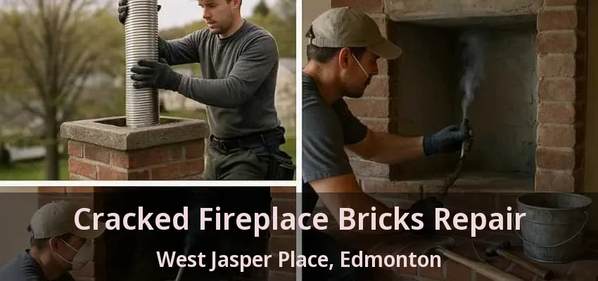 Cracked Fireplace Bricks Repair West Jasper Place, Edmonton - AB Cracked Fireplace Bricks Repair West Jasper Place, Edmonton - AB