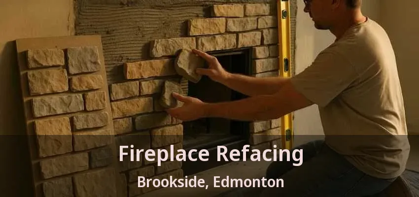 Fireplace Refacing Brookside, Edmonton - AB