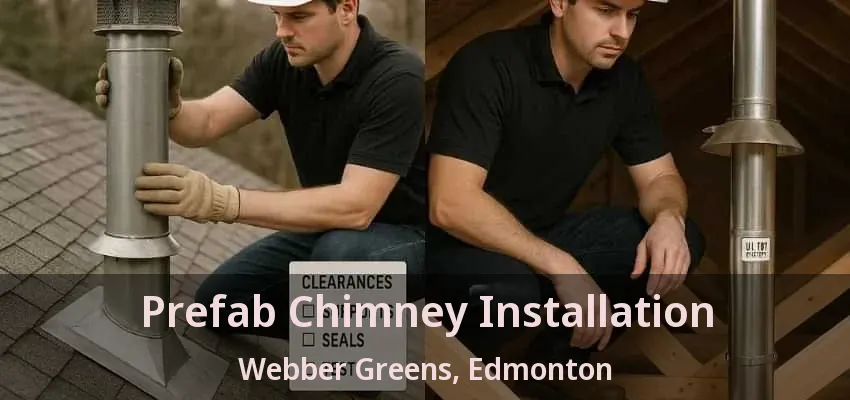 Prefab Chimney Installation Webber Greens, Edmonton - AB