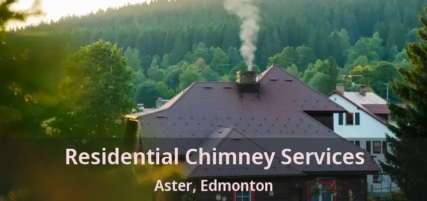 Residential Chimney Services Aster, Edmonton - AB